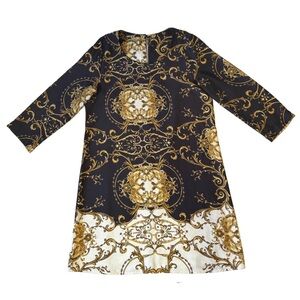 Vintage 90s Renaissance Glam Mini Dress